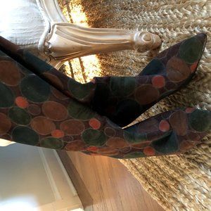 Jimmy Choo suede multicolor boots